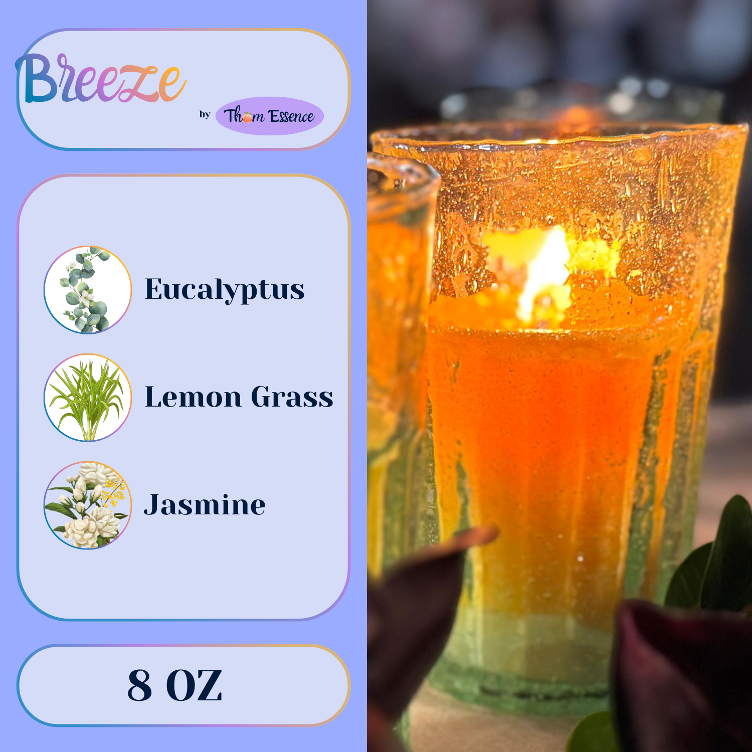 Scented Candle by Thơm Essence