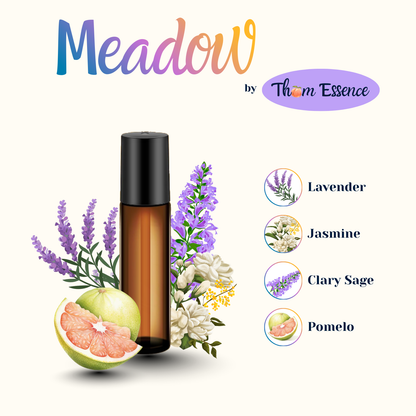 Roll On Essential Oil Blend by Thơm Essence, 0.34oz